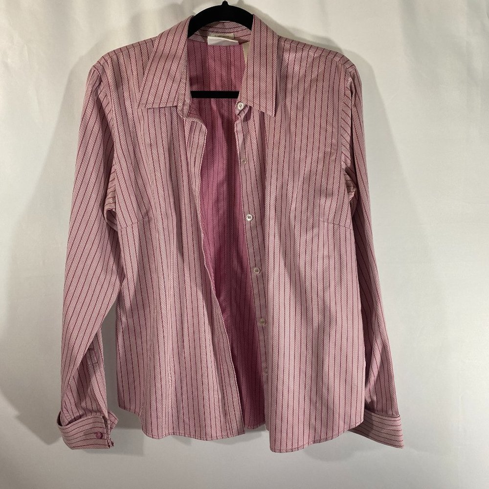 Liz Claiborne Women's Pink Stripe Shirt